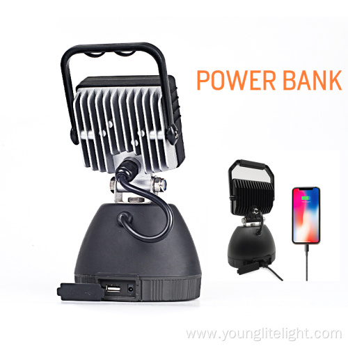 Rechargeable handhold LED work light searchlight